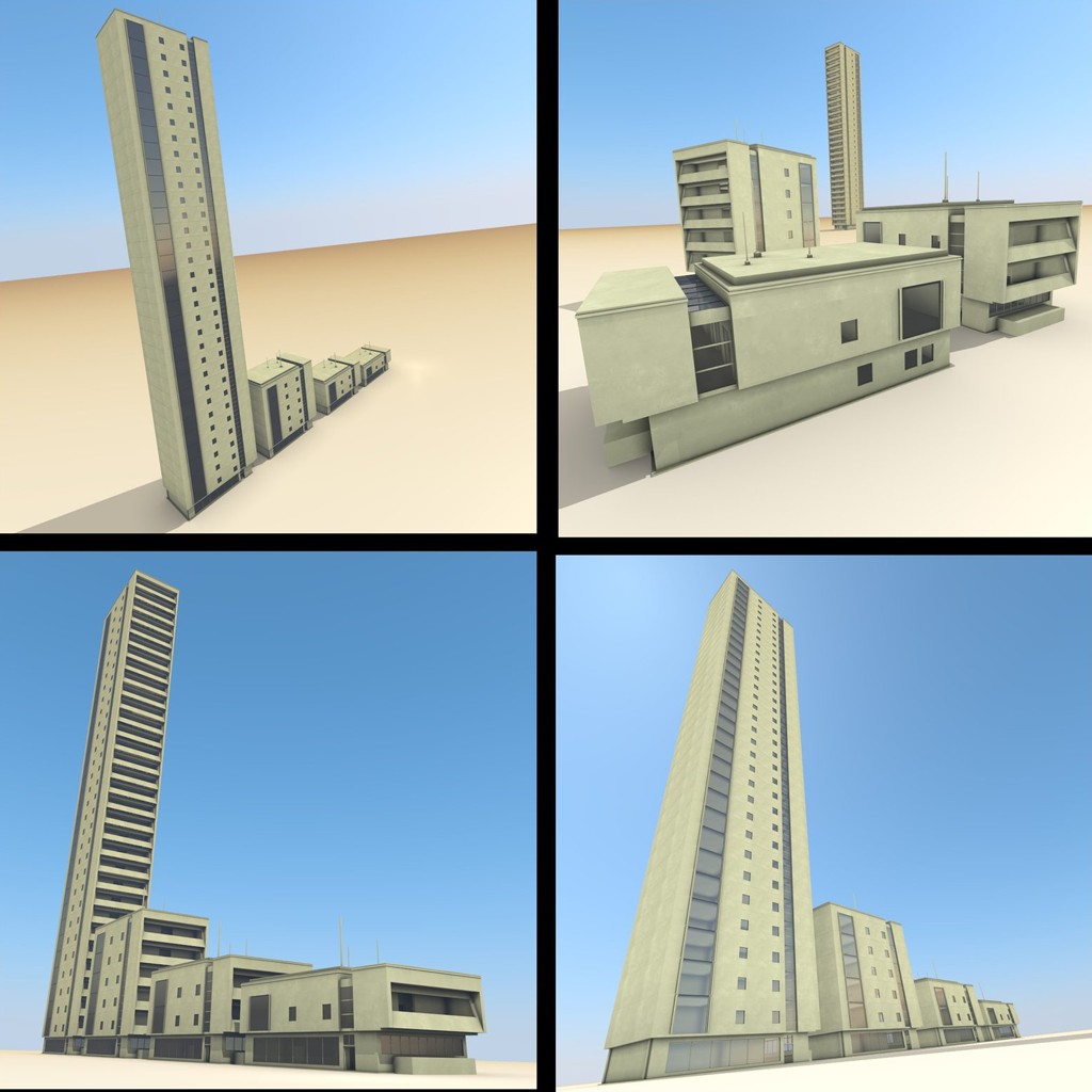 Residential Building Set preview image 1